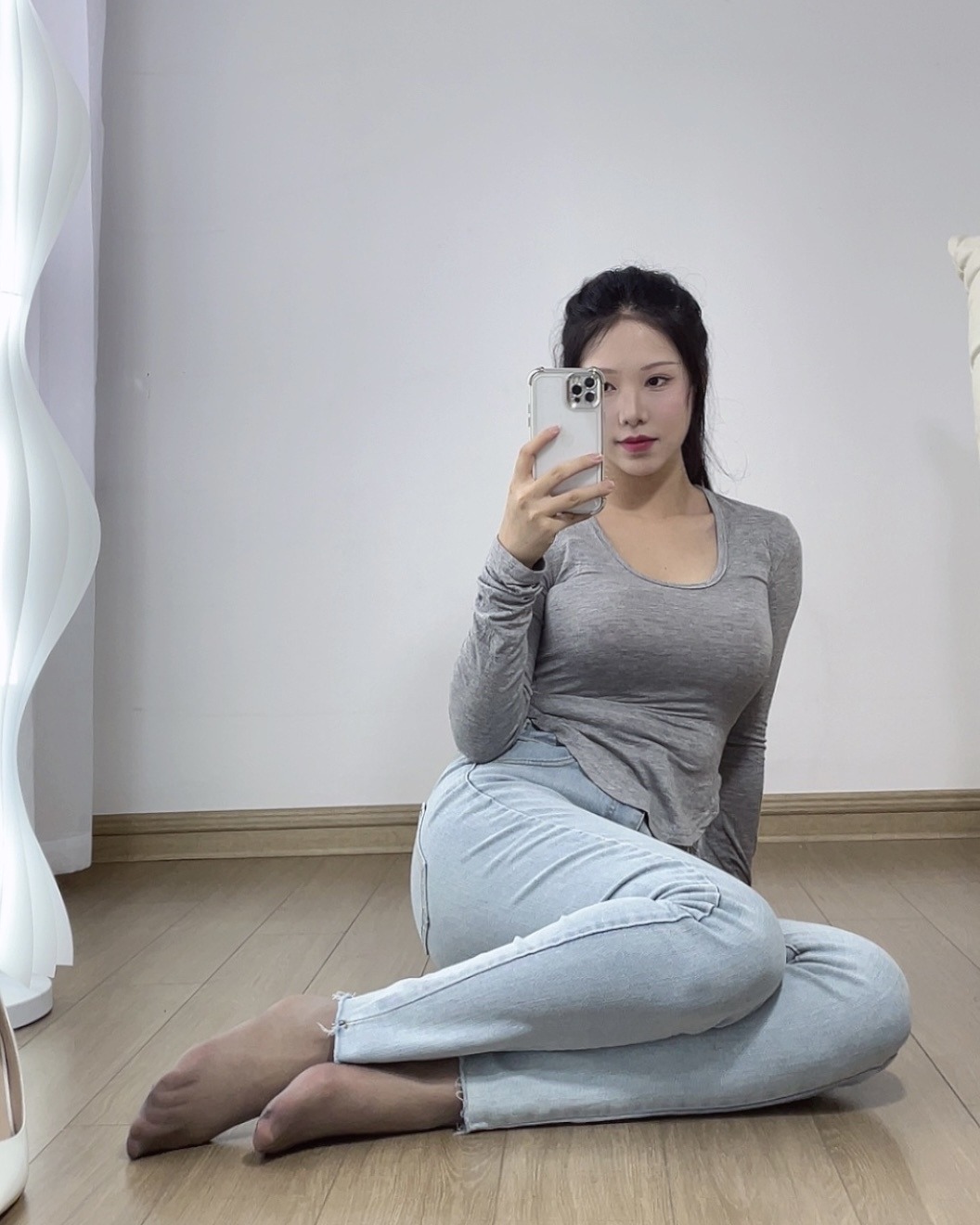 图片[1]-抖娘-利世 – NO.160 牛仔裤[51P]-XikXak